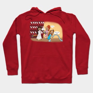 Santa's Coming with the American Gals Hoodie